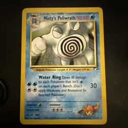 Misty's Poliwrath 31/132 Rare Pokemon Gym Heroes Unlimited NM - Image 1