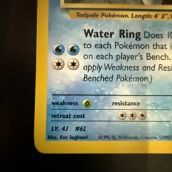 Misty's Poliwrath 31/132 Rare Pokemon Gym Heroes Unlimited NM - Image 2