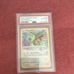 Pokemon 2020 Rayquaza 138/185 Vivid Voltage Amazing Rare Holo PSA 10 EN - Image 1