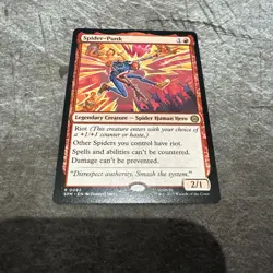 Spider-Punk 92 MTG Marvel's Spider-Man Regular NM - Image 1