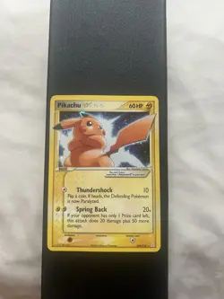 Pokemon EX Holon Phantoms Pikachu Gold Star Holo 104/110 2006 Ultra Rare - Image 1