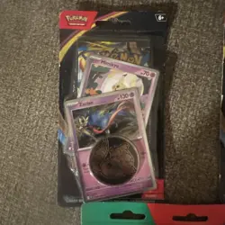Pokemon Mega Evolution Chaos Rising & Phantasmal Flames Blister Lot 7 Promos - Image 3