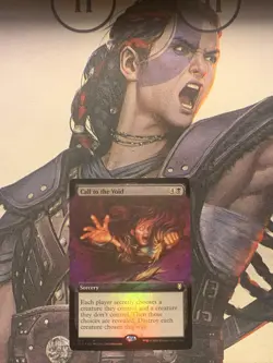 Call to the Void 572 Extended Art Foil Rare Baldur's Gate MTG Near Mint - Image 1