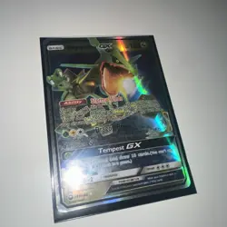 Rayquaza GX 109/168 Ultra Rare Full Art Holo Pokemon Celestial Storm - Image 1