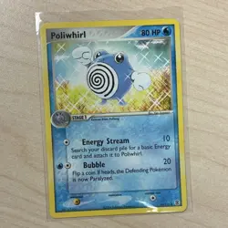 Pokemon TCG Poliwhirl 46/112 FireRed & LeafGreen Unc Holo Eng Stage 1 2004 80HP - Image 1