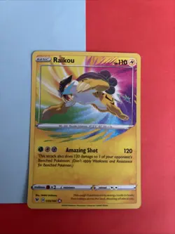 Pokemon TCG Raikou #50 Vivid Voltage Amazing Rare Mint Condition Holo - Image 1