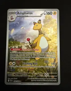 Pokemon TCG Ampharos #90/86 Holo Rare Chaos Rising NM - Image 1