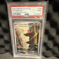 The Pokemon Company Charmeleon 169/165 Sv: Scarlet & Violet 151 IR Holo EN PSA 9 - Image 1