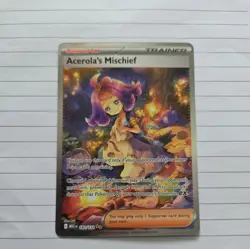 Acerola's Mischief 183/132 Pokemon Mega Evolution Special Illustration Rare NM - Image 1