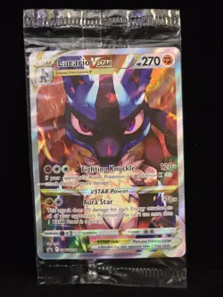 Lucario VSTAR SWSH291 SWSH: Sword & Shield Promo Cards Holo *Sealed* Promo 3/6 - Image 1