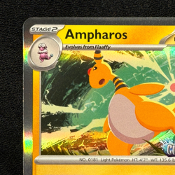 Ampharos MEP 075 - Stamped Promo - Chaos Rising Prerelease - Pokemon TCG - NM/M - Image 3