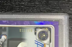 2020 Bowman Draft Garrett Mitchell 1st Purple Refractor Auto #/250 PSA 10 - Image 3