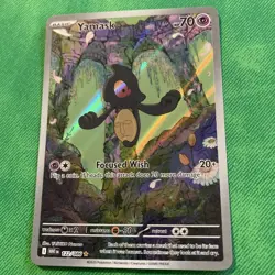 Yamask - 122/086 Pokemon SV: White Flare Holo Illustration Rare NM - Image 1