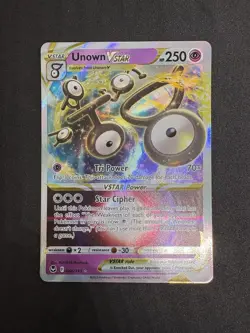 POKEMON TCG - UNOWN VSTAR - SILVER TEMPEST - 066/195 - NM - Image 1