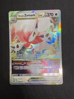 POKEMON TCG - HISUIAN ZOROARK VSTAR - LOST ORIGIN - 147/195 - NM - Image 1