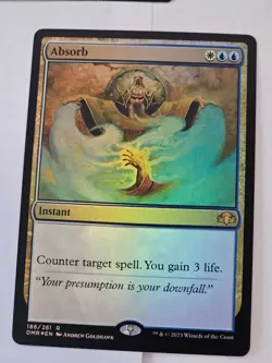 MTG - Absorb FOIL - Dominaria Remastered - Image 1