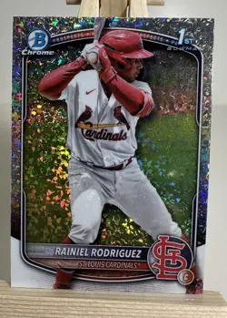 2025 Bowman Chrome 1st Rainiel Rodriguez #BCP-200 Mini Diamond Refractor - Image 1
