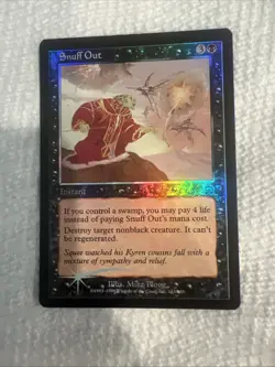 Wizards of the Coast MTG Snuff Out Foil Rare #162/350 - Image 1