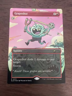 Grapeshot 2413 Secret Lair Drop Goblin Storm Commander Deck Foil Rare MTG SLD - Image 1