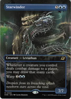 Starwinder (0306) (Borderless) R Edge of Eternities 306 NM Normal MTG - Image 1