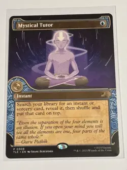 ~ Mystical Tutor (Showcase) ~ NP~ MTG: Avatar ~ MTG ~#308 - Image 1