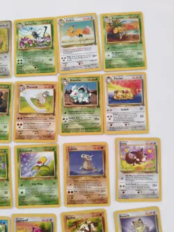 28 Pokemon Jungle Set Common/ Uncommon Cards (Part Complete) - Mixed Condition - Image 3