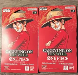 Bandai Namco One Piece Card Game OP-13 Carrying On His Will English Pack lot - Image 1