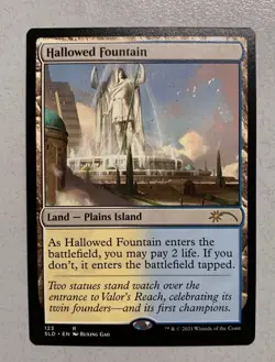 Hallowed Fountain Shockland - Secret Lair - Near Mint EN - SLD-123 - MTG Magic - Image 1