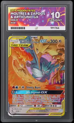 Moltres & Zapdos & Articuno GX #44 - Hidden Fates - ACE 10 - Image 2