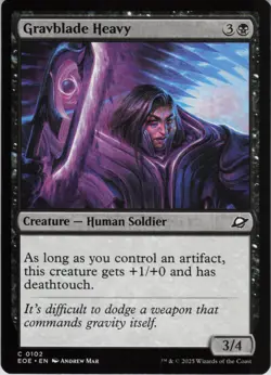 Gravblade Heavy C Edge of Eternities 102 NM MTG - Image 1