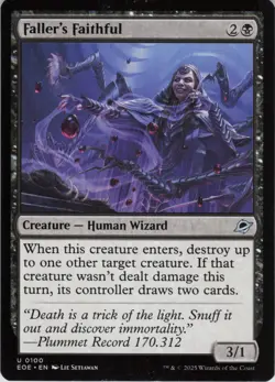 Faller's Faithful U Edge of Eternities 100 NM MTG - Image 1