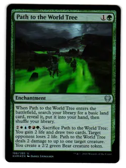 Magic the Gathering Kaldheim Foil Path to the World Tree - Image 1