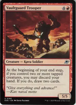 Vaultguard Trooper U Edge of Eternities 166 NM MTG - Image 1
