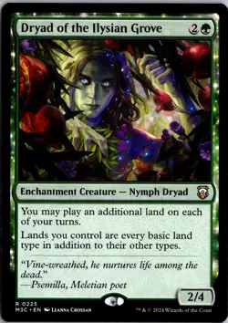 Dryad of the Ilysian Grove 225 Commander: Modern Horizons 3 Magic: The Gathering - Image 1