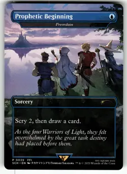Prophetic Beginning - Preordain 39 Promo Magic: The Gathering NM - Image 1