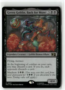 Green Goblin, Back for More 657 Foil Commander: Marvel Super Heroes Foil NM - Image 1
