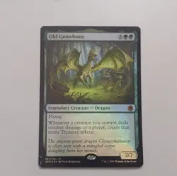 Old Gnawbone Foil AFR 197/281 Mythic EN 7/7 Dragon Wizards of the Coast MTG - Image 1