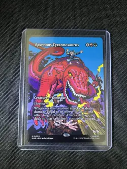 Ravenous Tyrannosaurus (Borderless) 93 MAR Marvel Universe Eternal-Legal NM - Image 1