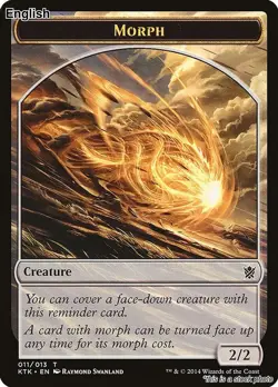 MTG Morph Token [KTK - 11] LP - Image 1
