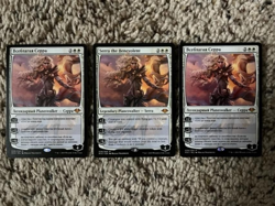 MTG - Serra the Benevolent x3 - Modern Horizons (Two are Russian) - Image 1