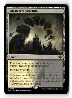 Shattered Sanctum 260 Rare Foil MTG SOS NM - Image 2