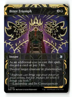 Bitter Triumph 26 Uncommon MTG SOA NM - Image 2