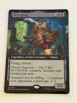 M.O.D.O.K. Extended Art Marvel Super Heroes Foil 408 - Image 1