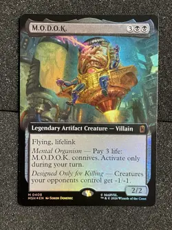 Foil - M.O.D.O.K. (Extended Art) - 408 - Marvel Super Heroes - LP - Image 1