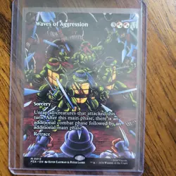 Waves of Aggression (Borderless) Teenage Mutant Ninja Turtles Regular - Image 1