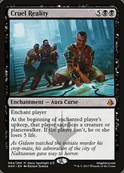 Cruel Reality - Foil AKH LP MTG - Image 1