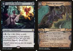 Arguel's Blood Fast // Temple of Aclazotz - Foil Buy-a-Box Promo XLN LP MTG - Image 1