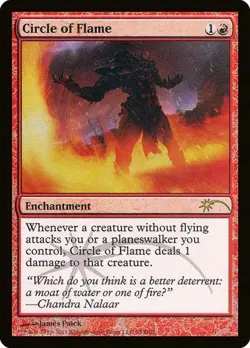 Circle of Flame - Foil Promo Wizards Play Network LP MTG - Image 1