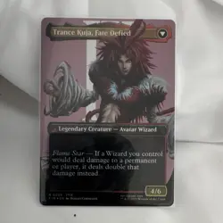 MTG Final Fantasy Kuja, Genome Sorcerer / Trance Kuja Transform Borderless Foil - Image 2