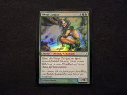 MTG 1x Fifth Dawn green uncommon German FOIL Eternal Witness - corner - Image 1